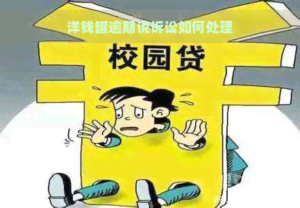 洋钱罐逾期说诉讼如何处理