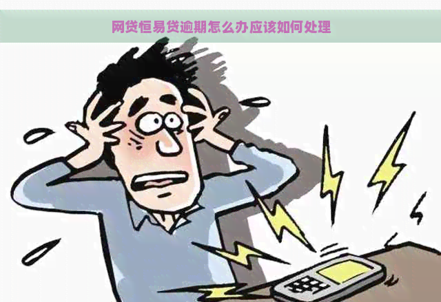 网贷恒易贷逾期怎么办应该如何处理