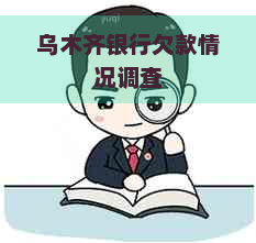 乌木齐银行欠款情况调查