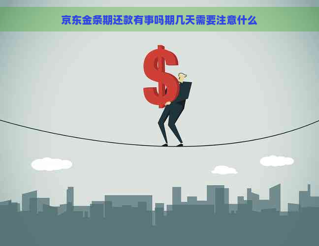 京东金条期还款有事吗期几天需要注意什么