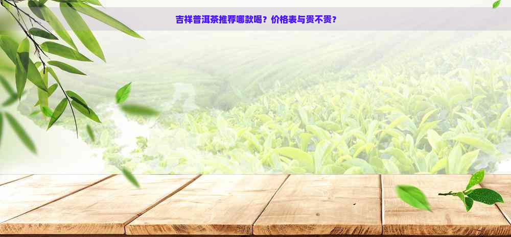 吉祥普洱茶推荐哪款喝？价格表与贵不贵？