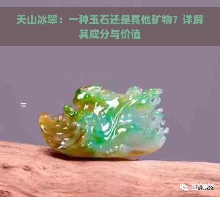 天山冰翠：一种玉石还是其他矿物？详解其成分与价值