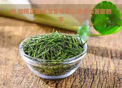 新 如何正确冲泡普洱茶以避免伤害您的手