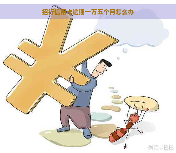 招行信用卡逾期一万五个月怎么办