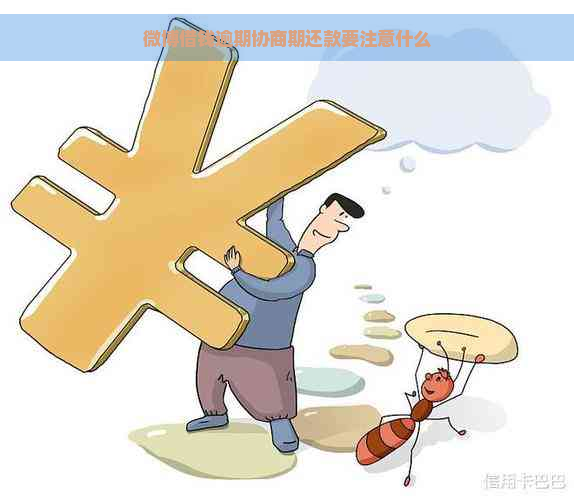 微博借钱逾期协商期还款要注意什么