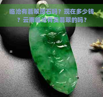 临沧有翡翠原石吗？现在多少钱？云南临沧有卖翡翠的吗？