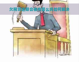 欠网贷逾期会被拘留么吗如何解决