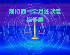 期协商一个月还款流程详解