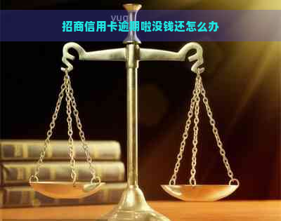 招商信用卡逾期啦没钱还怎么办