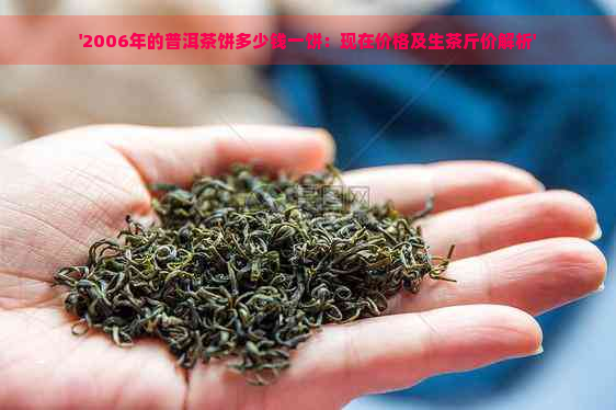 '2006年的普洱茶饼多少钱一饼：现在价格及生茶斤价解析'