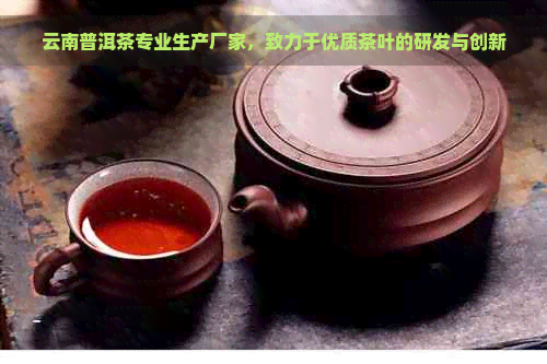 云南普洱茶专业生产厂家，致力于优质茶叶的研发与创新