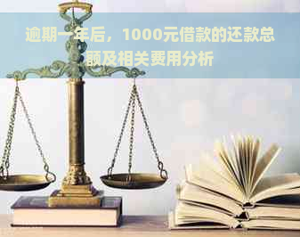 逾期一年后，1000元借款的还款总额及相关费用分析