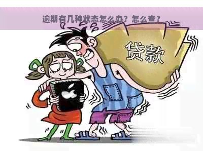 逾期有几种状态怎么办？怎么查？