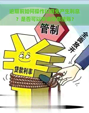 逾期前如何操作以避免产生利息？是否可以申请停息挂账？