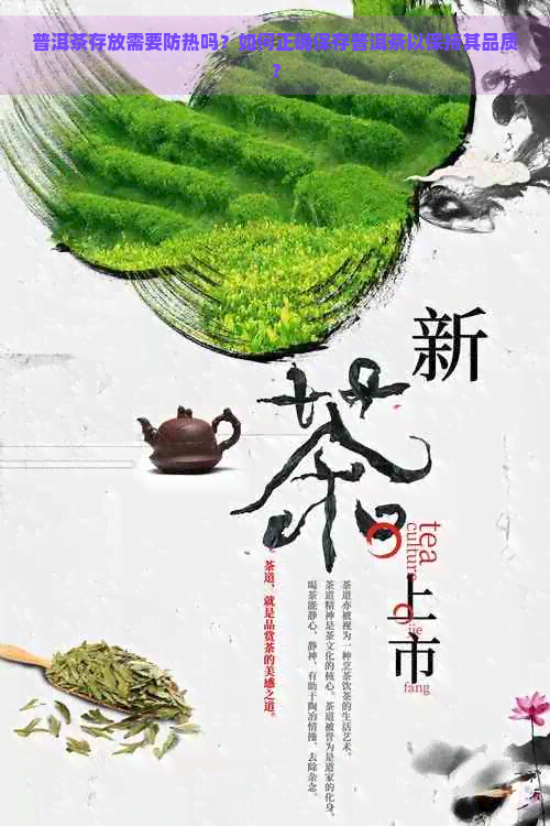 普洱茶存放需要防热吗？如何正确保存普洱茶以保持其品质？