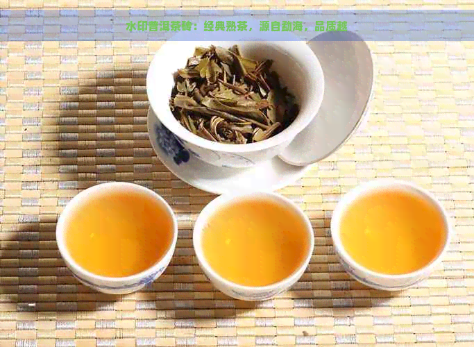 水印普洱茶砖：经典熟茶，源自勐海，品质越