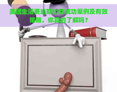 美团生活费逾期协商成功案例及有效策略，你真的了解吗？