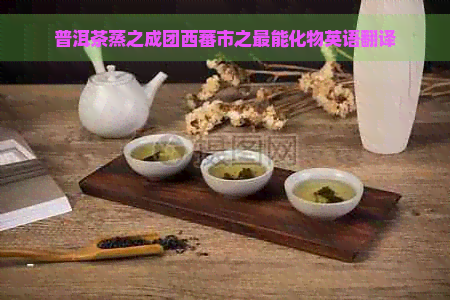 普洱茶蒸之成团西蕃市之最能化物英语翻译