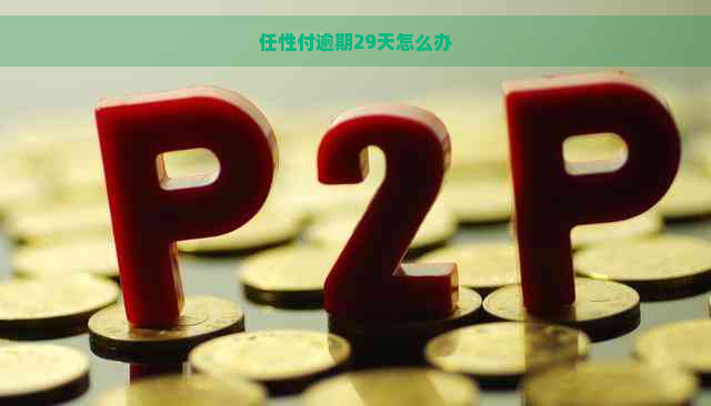 任性付逾期29天怎么办