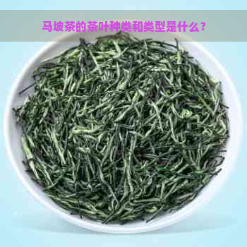 马坡茶的茶叶种类和类型是什么？