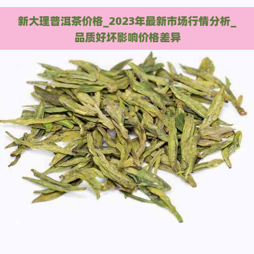 新大理普洱茶价格_2023年最新市场行情分析_品质好坏影响价格差异