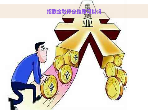 招联金融停息挂账可以吗