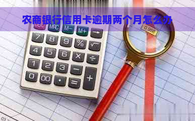 农商银行信用卡逾期两个月怎么办