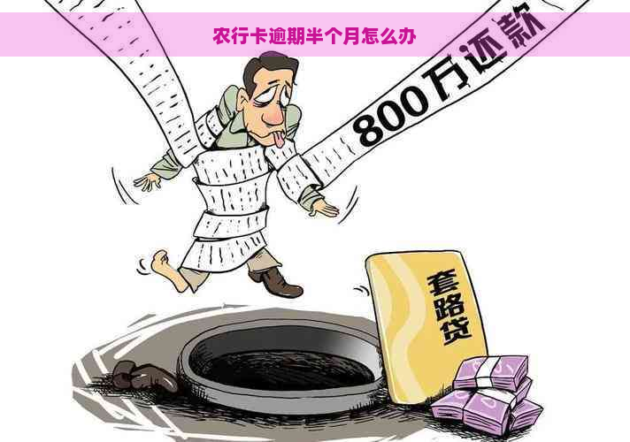 农行卡逾期半个月怎么办