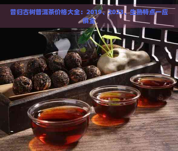 昔归古树普洱茶价格大全：2019、2023、生熟特点一应俱全