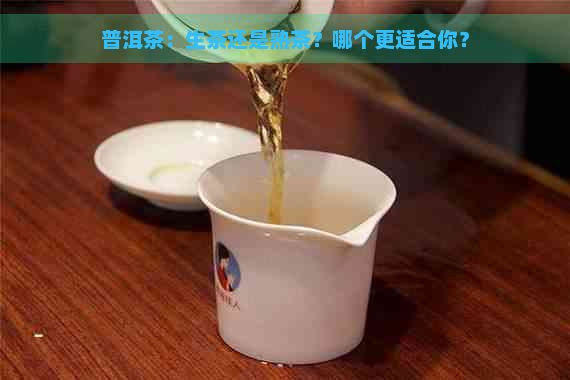 普洱茶：生茶还是熟茶？哪个更适合你？