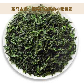 茶马古道：探寻印象茶的神秘色彩