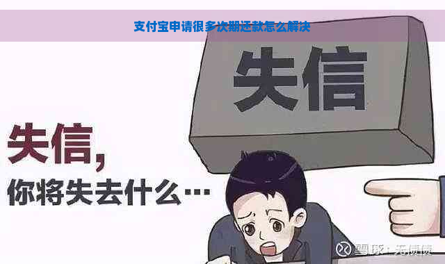 支付宝申请很多次期还款怎么解决