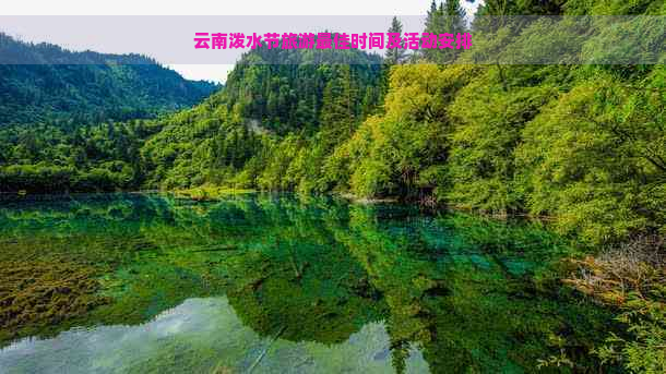 云南泼水节旅游更佳时间及活动安排