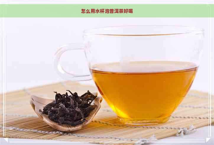 怎么用水杯泡普洱茶好喝