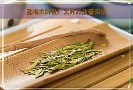 勐海大叶茶厂大叶红韵普洱茶