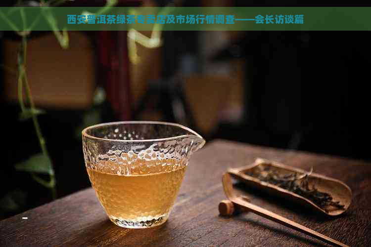 西安普洱茶绿茶专卖店及市场行情调查——会长访谈篇