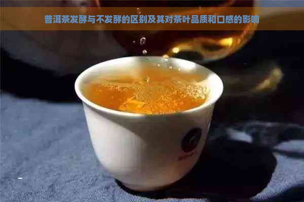 普洱茶发酵与不发酵的区别及其对茶叶品质和口感的影响