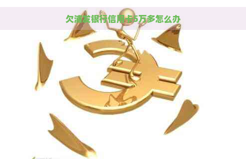 欠浦发银行信用卡5万多怎么办