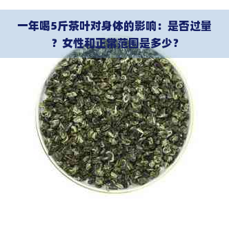 一年喝5斤茶叶对身体的影响：是否过量？女性和正常范围是多少？