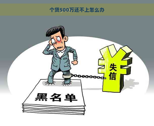 个贷500万还不上怎么办