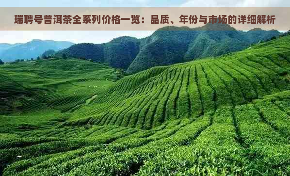 瑞聘号普洱茶全系列价格一览：品质、年份与市场的详细解析