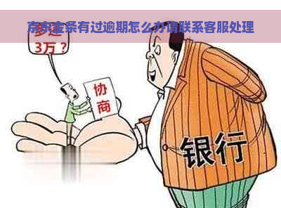 京东金条有过逾期怎么办请联系客服处理