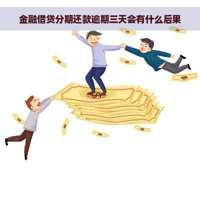 金融借贷分期还款逾期三天会有什么后果