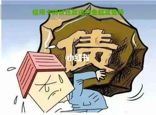 信用卡协议还款违约金能减免吗