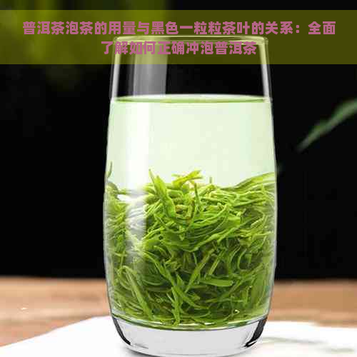 普洱茶泡茶的用量与黑色一粒粒茶叶的关系：全面了解如何正确冲泡普洱茶