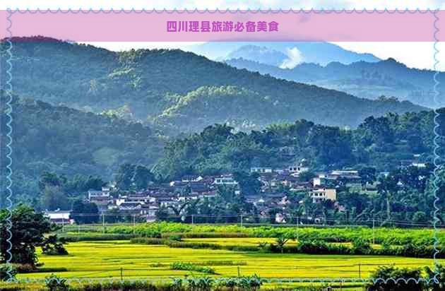 四川理县旅游必备美食