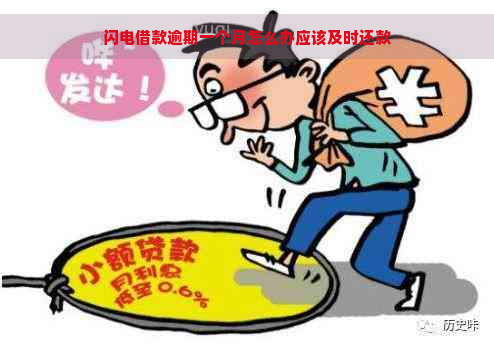 闪电借款逾期一个月怎么办应该及时还款