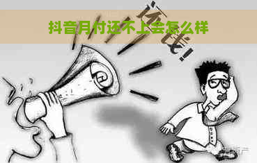 抖音月付还不上会怎么样