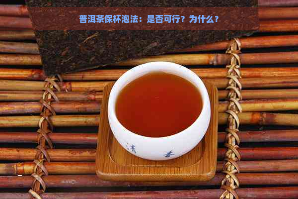 普洱茶保杯泡法：是否可行？为什么？