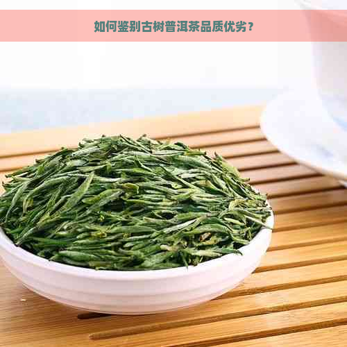 如何鉴别古树普洱茶品质优劣？